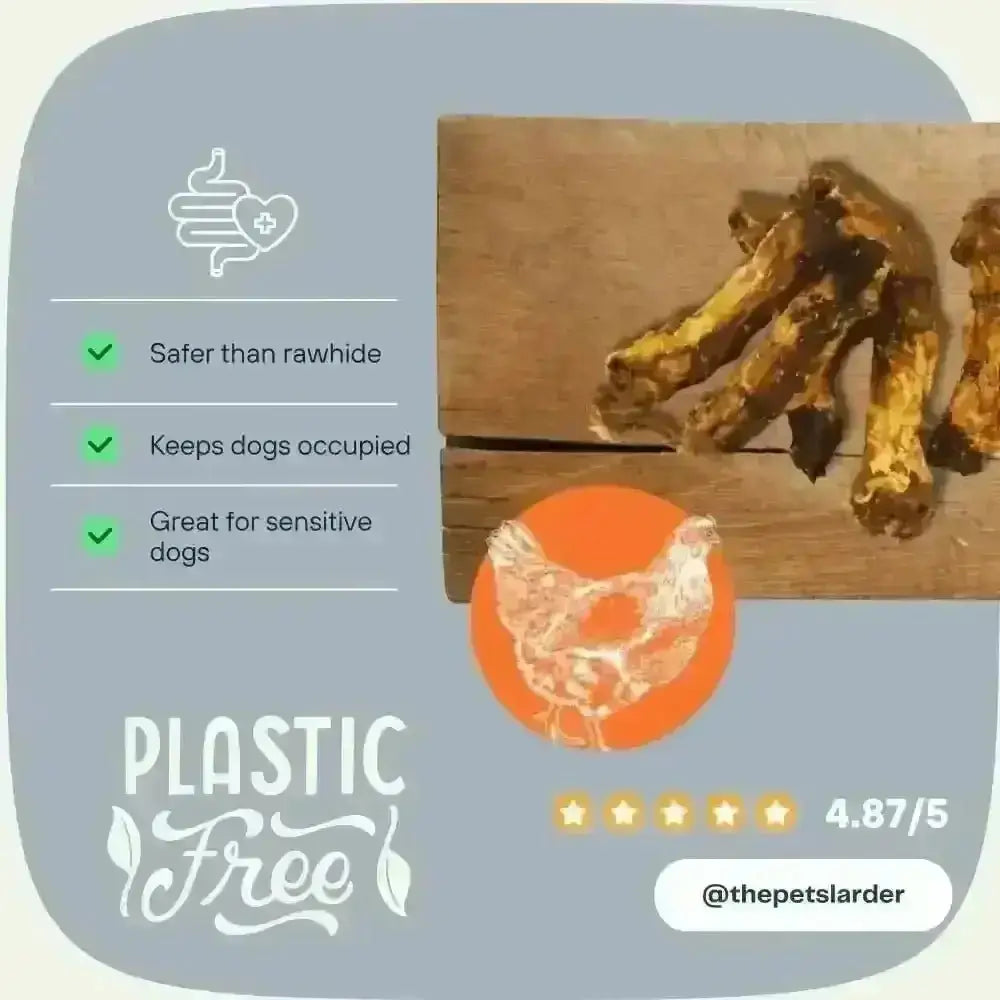 Air-Dried Chicken Neck Dog Chews