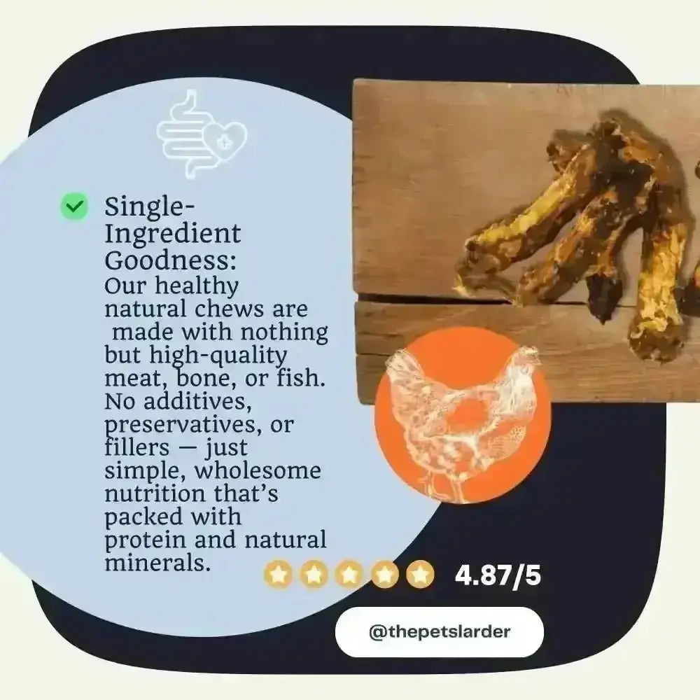 Air-Dried Chicken Neck Dog Chews