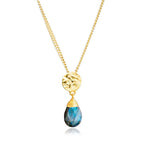 Classic Athena Kate Gemstone Necklace: Labradorite
