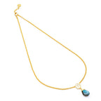Classic Athena Kate Gemstone Necklace: Labradorite
