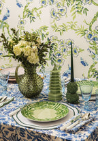 Classic Green Round Placemats - Set of 4