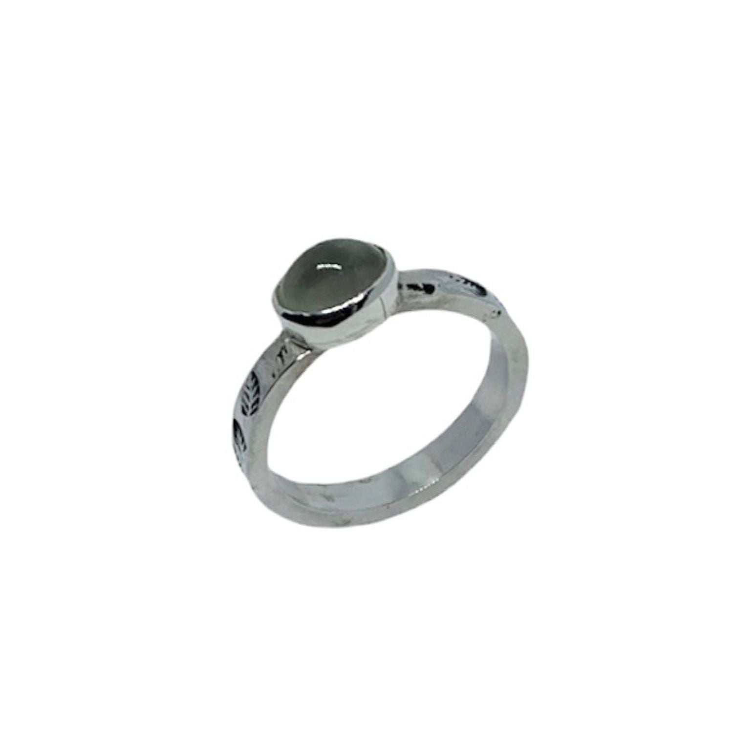 Cat’s Eye Moonstone Ring in Recycled Sterling Silver