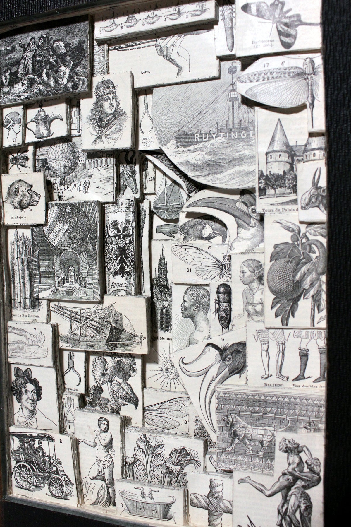 Every Pictures Says a Thousand Words. Super Large Dictionary Book Carving