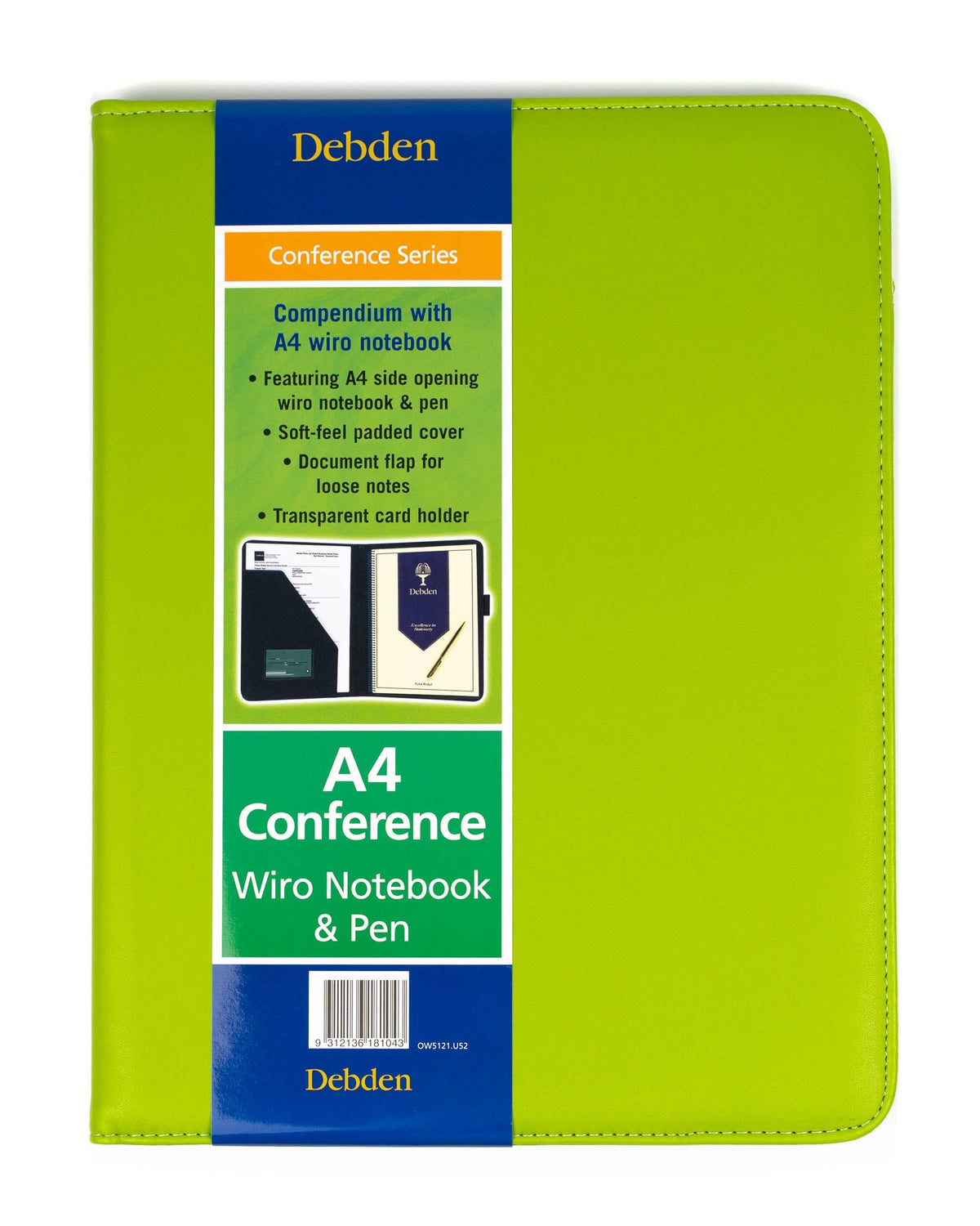 Compendium - A4 Ruled Wiro Notebook