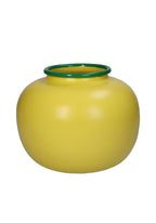 Color Blocking Yellow and Green Vase