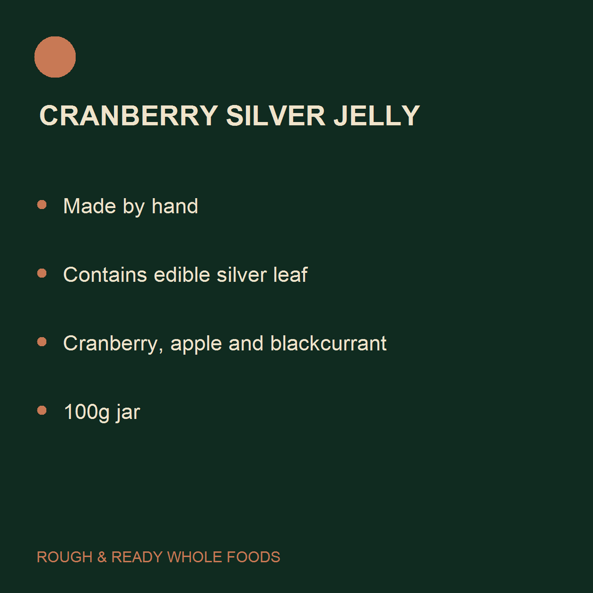 Ouse Valley Fairy Cranberry Silver Jelly