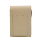 Handmade Leather Festival Phone Bag - Cream