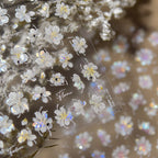 Hello Claws | Crystal Flower Diamond Nail Deco Sticker