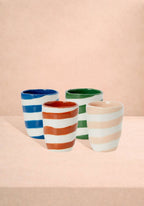Gorgeous Striped tumblers (Cinco de Mayo) - Set of 4