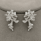 Dainty Saltwater Coral Stud Earrings - Gold or Silver