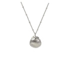 Ocean-Inspired Silver Seashell Necklace