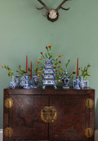 Delft Tulipiere Tall - Hand Painted Ceramic