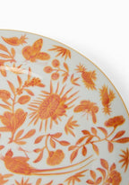 Sacred Bird and Butterfly Mottahedeh Archival Revival Dessert Plates  - Set of 4