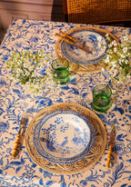 Virginia Blue and White Dessert Plates  - Set of 4