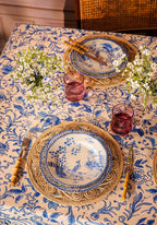 Virginia Blue and White Dessert Plates  - Set of 4
