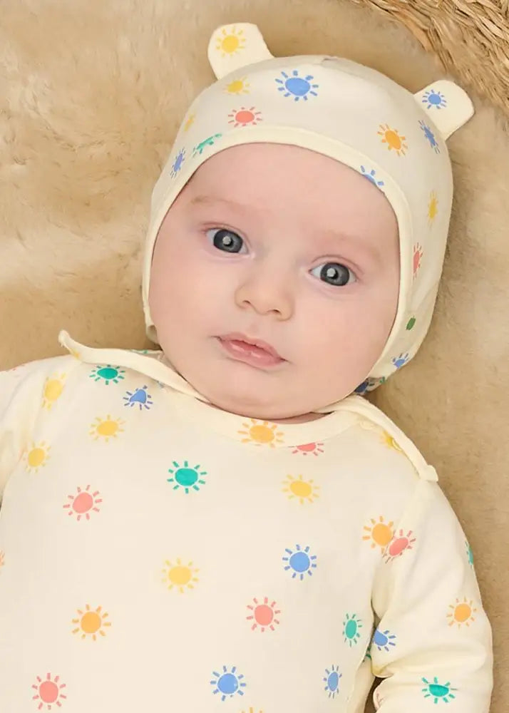 Dilly - Rainbow Sunshine Baby Bonnet Hat