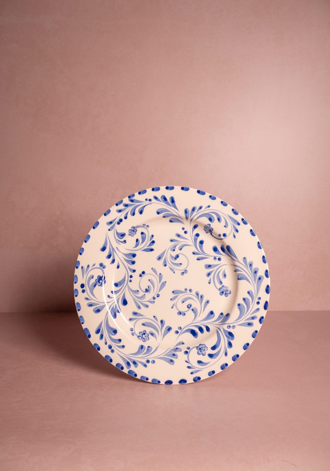 Sophia Dinner Plate, Blue Set of 4