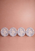 Sophia Dinner Plate, Blue Set of 4