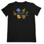 Kids Communication Fidget-T -Dinosaurs- Black