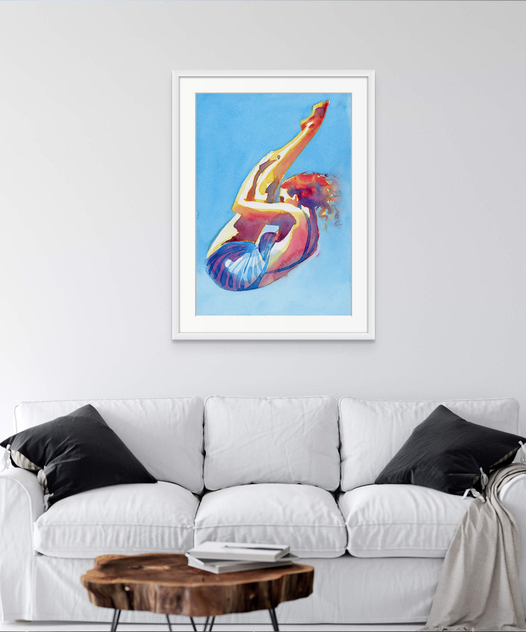 Fearless - Giclée Watercolour Print