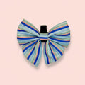 Dog Sailor Bow -  Sea Breeze Stripes