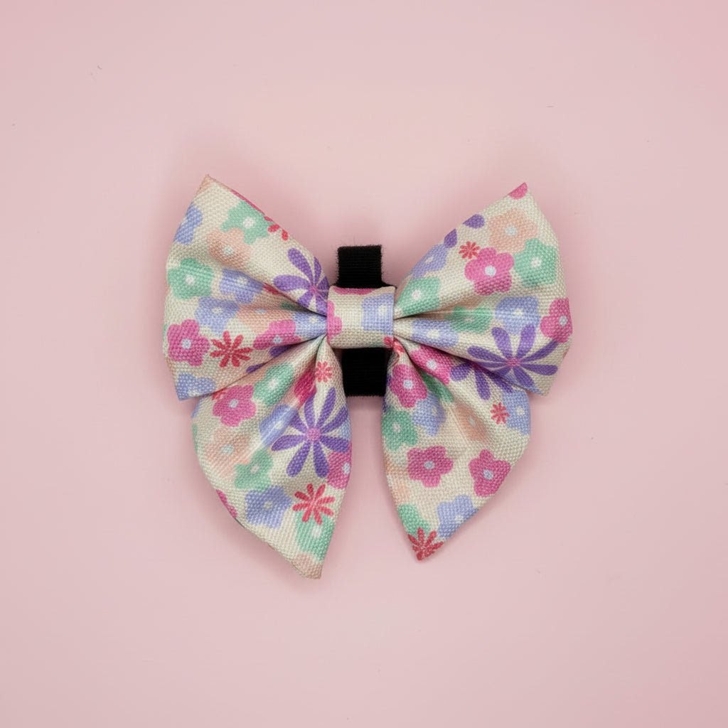 Dog Sailor Bow -  Pretty Petals