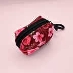 Poo Bag Holder - Burgundy Bloom
