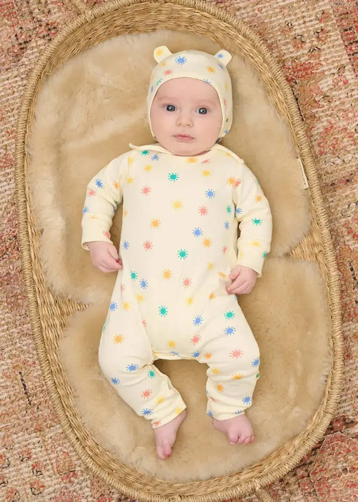 Dreamy - Rainbow Sunshine Organic Baby Playsuit
