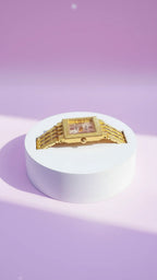 Textured Rectangular Quartz Movement Watch