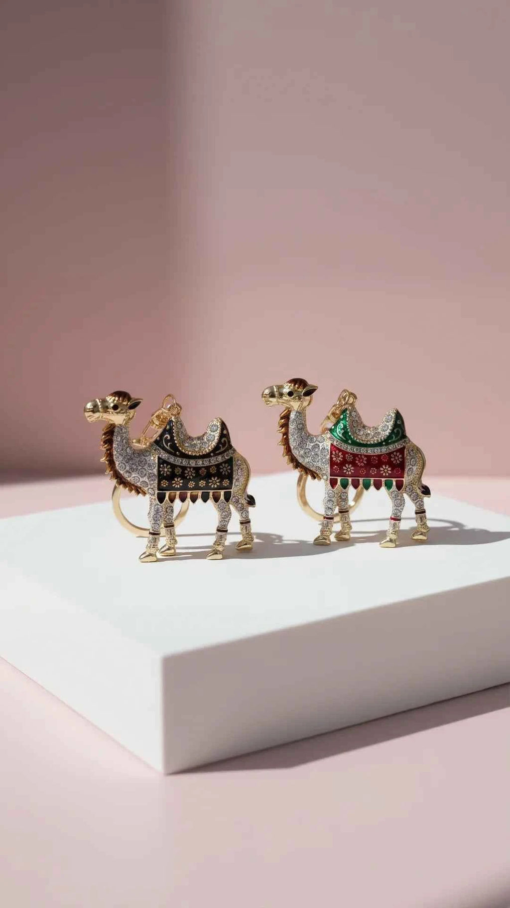 Camel Crystal Key Ring & Bag Charm