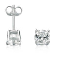 Fred Bennett Claw Set Clear Crystal Stud Earrings