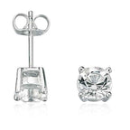 Fred Bennett Claw Set Clear Crystal Stud Earrings