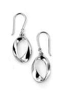 Beginnings Open Twist Oval Drop Earrings