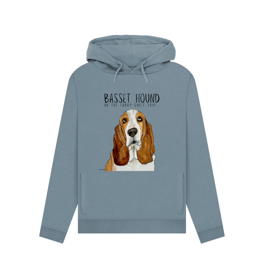 Basset Hound Women’s Hoodie: Embrace the Cozy Guilt Trip