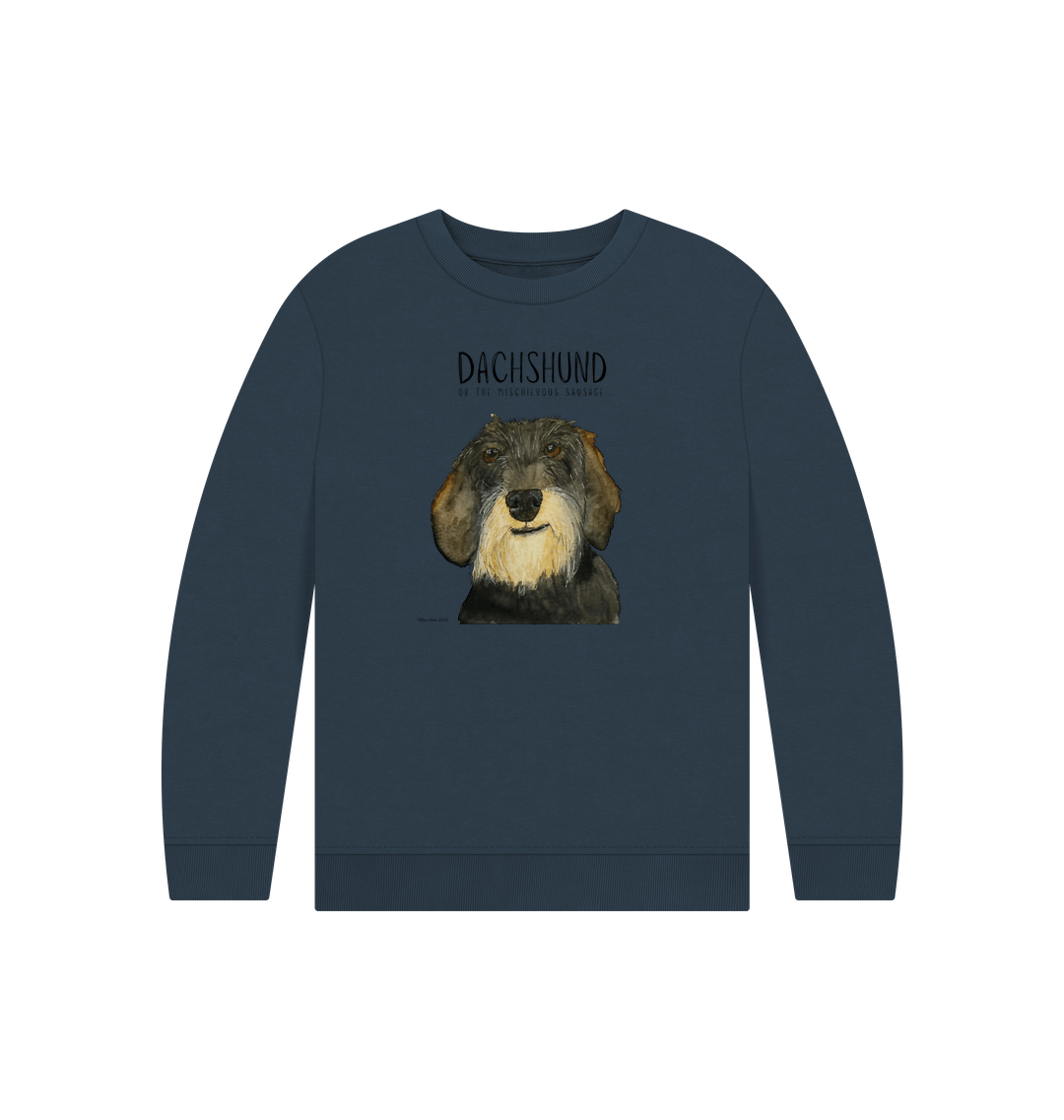 Snuggly Wire Haired Dog Kids' Sweatshirt – Ethically Made Cuteness!