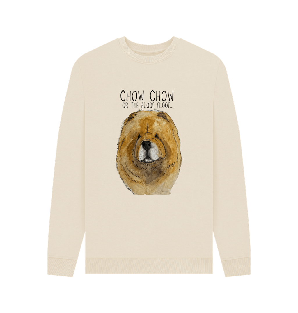 Stay Cozy in Style – Red Chow Chow Men's Crewneck Sweatshirt!