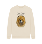 Stay Cozy in Style – Red Chow Chow Men's Crewneck Sweatshirt!