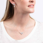 Diamonfire Statement Multi-Cut Zirconia Crawler Earrings with Drop
