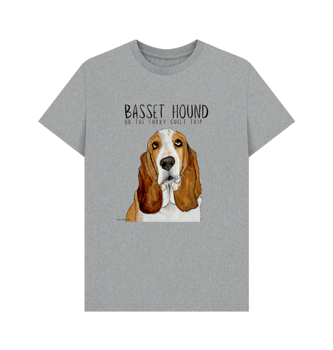 Basset Hound Men’s T-Shirt: The Ultimate Guilt Trip in Style!