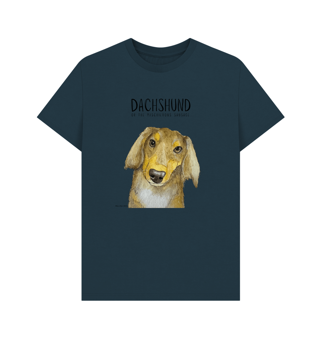 Long Haired Dachshund Tee – Mischievous Hot Dog Energy!