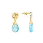 Athena Kate Large Drop Earrings Pariba Onyx