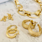 Medusa Mini Snake Stud Earrings