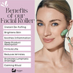 Eco Bath London Jade Face Roller - Ridged End