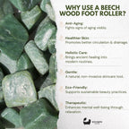 Eco Bath London Jade Face Roller - Smooth End