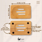 Eco Bath London Bamboo Rectangle Soap Dish