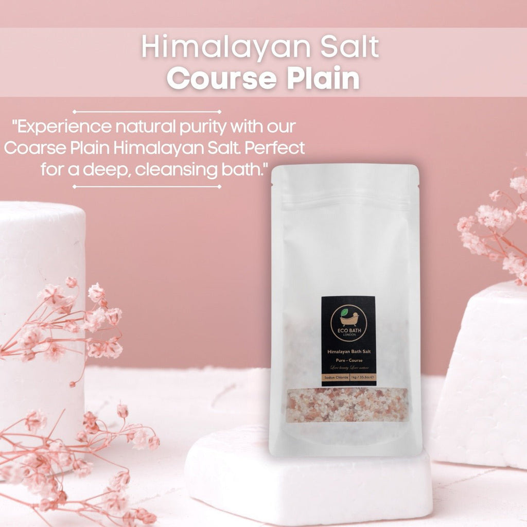 Eco Bath London Himalayan Bath Salt Course Plain - 1 KG