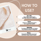 Eco Bath London Organic Cotton Hand Towel - 50x100cm