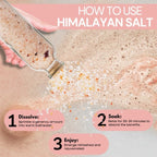 Eco Bath London Rose Himalayan Bath Salt 300g - Luxurious Rose Bath Salt Infused with Rose Petals