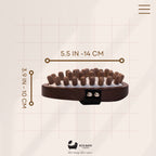Eco Bath London Walnut Wood Cellulite Hand Brush - Luxurious Cellulite Treatment Brush