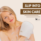 Eco Bath London Natural Loofah Bath Mitt - Premium Exfoliating Bath Glove for Smooth and Radiant Skin